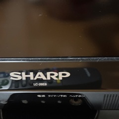 SHARP　液晶テレビ（AQUOS）26型　中古の画像
