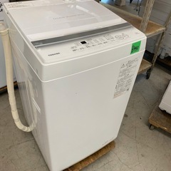 NO B440🌈福岡市内配送設置無料✨🌈TOSHIBA(東芝) 全自動洗濯機 6kg AW-6GA2(W) ひとり暮らし ボディ幅51.5㎝ ステンレス槽 槽洗浄・槽乾燥 縦型 静音 部屋干し 保護カバー ピュアホワイト　2023年の画像