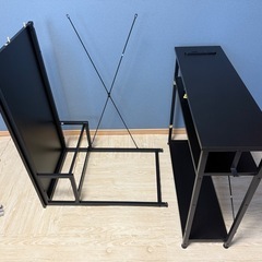 L型PCゲーミングデスクの画像