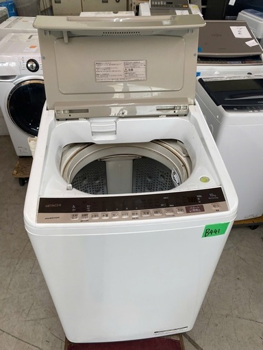 NO B441?福岡市内配送設置無料✨? 10kg日立 洗濯機 BW-KSV100E N シャンパン 10kg ケーズデンキオリジナル