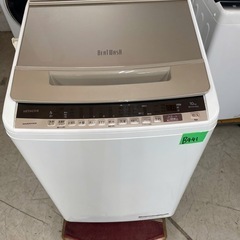 NO B441🌈福岡市内配送設置無料✨🌈 10kg日立 洗濯機 BW-KSV100E N シャンパン 10kg ケーズデンキオリジナルモデル　2019年の画像
