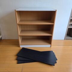 未使用訳あり スリッパラック フリーラック シューズボックス ロッカー 下駄箱 書類収納 幅82 奥行35 高さ90cm 棚 ラックの画像