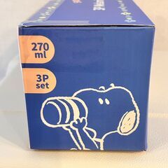 SNOOPY スヌーピー メラミンカップ 3Pセットの画像