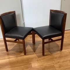 ダイニングチェア2脚セット（ミキモク）【町田市再生家具】251474の画像