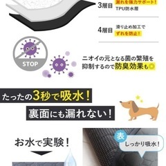 洗えるペットシーツ 12枚セット　犬 ペットシート 猫 トイレマット おしっこマット 防水 防水マット 防水シートの画像