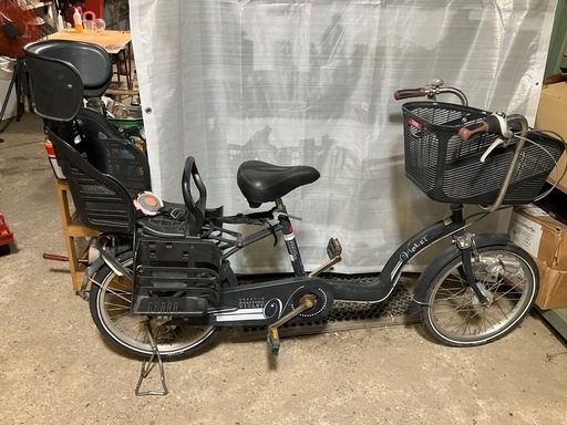 【後ろ子乗せ自転車 低床20インチ 内装3段変速 オートライト】すぐお乗り頂けます！整備済！一部地域送料無料！