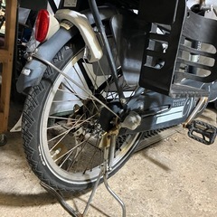 【後ろ子乗せ自転車 低床20インチ 内装3段変速 オートライト】すぐお乗り頂けます！整備済！一部地域送料無料！の画像