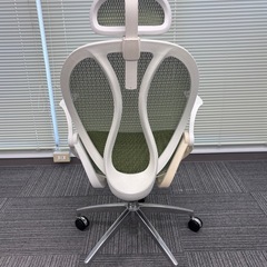 OAチェア　メッシュ　グリーンの画像