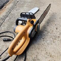 わけあり！RYOBI  電気チェーンソー 360mm オレンジの画像