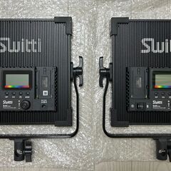 照明機材　Switti LEDライトセット２灯　スタンド＆ソフトBOX２個付　セット　の画像