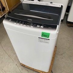 NO B442🌈福岡市内配送設置無料✨🌈ハイアール 5.5kg 洗濯機 JW-U55HK 2021年製 一人暮らし 小型 2023年の画像