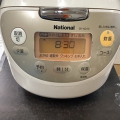 Panasonic マイコン炊飯器（5.5合炊き） SR-ND10 リサイクルショップ宮崎屋　佐土原店　25.8.20Fの画像