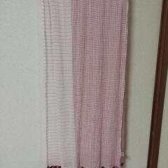  fabindia スカーフ 房飾り付き 綿100%
の画像