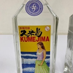 【未開封】泡盛/久米島　美女ボトル/2本セット　720ml　30度角ビン　＃38257の画像