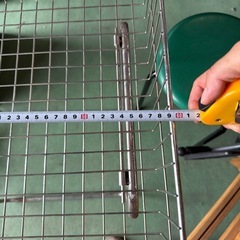 ワイヤー　バスケットラックの画像