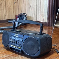 古民家断捨離中‼️レトロ✨SONY CDラジカセ📻の画像