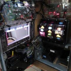 パチスロ実機 ノーゲームノーライフ コイン不要機付き スロット機 クレカ決済可能│江別市のリサイクルショップドロップの画像