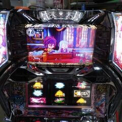 パチスロ実機 ノーゲームノーライフ コイン不要機付き スロット機 クレカ決済可能│江別市のリサイクルショップドロップの画像