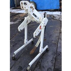 ★★★　スガノ　トラクター用　プラウ　1連タイプ　スタンドキャスター付　★★★（00369）の画像