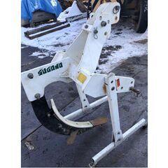 ★★★　スガノ　トラクター用　プラウ　1連タイプ　スタンドキャスター付　★★★（00369）の画像