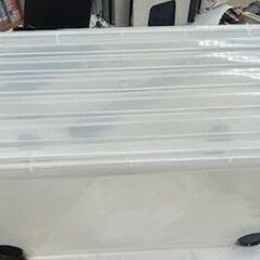 衣装箱　タイヤ付きの画像