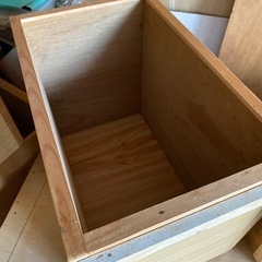 まだまだ使える　手作りの木箱✖️2個の画像