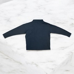 UNIQLO Sサイズ　ソフトニットフリースハイネックT ブラックの画像