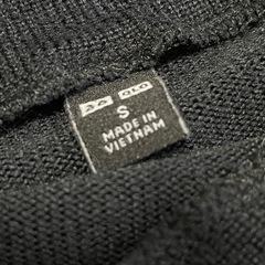 UNIQLO Sサイズ　ソフトニットフリースハイネックT ブラックの画像