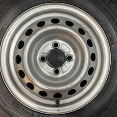 【DL SV01 155/80R14 88/86N LT】スタッドレス【トヨタ プロボックス/サクシード純正ホイール 14インチ 5J4HPCD100+35】23年 バリ溝 MTL820クレジットカード QRコード決済可能の画像
