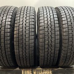 【DL SV01 155/80R14 88/86N LT】スタッドレス【トヨタ プロボックス/サクシード純正ホイール 14インチ 5J4HPCD100+35】23年 バリ溝 MTL820クレジットカード QRコード決済可能の画像