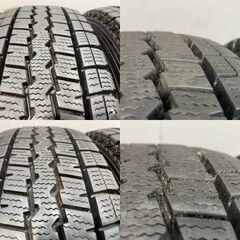 【DL SV01 155/80R14 88/86N LT】スタッドレス【トヨタ プロボックス/サクシード純正ホイール 14インチ 5J4HPCD100+35】23年 バリ溝 MTL820クレジットカード QRコード決済可能の画像