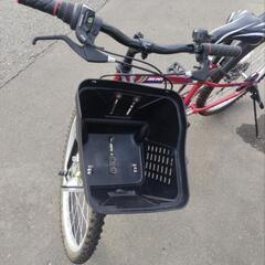 24インチ 🚲 中古 ジュニア 自転車 8,480円 🔁6段切替 💡ライト付 新規防犯登録料コミ 910の画像