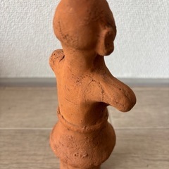 はにわ　埴輪　陶器　土偶　歴史　素焼き　人形　高さ約18.５センチの画像