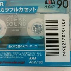 0820-372 ★未開封★AXIAカセットテープﾊｲﾎﾟｼﾞ90分2本の画像