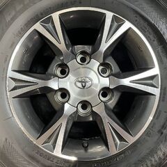 【BS VL10 195/80R15 107/105N LT】スタッドレス【トヨタ 200系ハイエース 純正OPアルミホイール 15インチ 6J6HPCD139.7+35】バリ溝 MTR426クレジットカード QRコード決済可能の画像