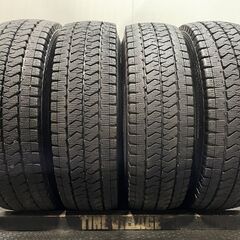 【BS VL10 195/80R15 107/105N LT】スタッドレス【トヨタ 200系ハイエース 純正OPアルミホイール 15インチ 6J6HPCD139.7+35】バリ溝 MTR426クレジットカード QRコード決済可能の画像