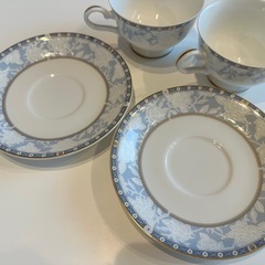 NARUMIナルミ×ミラショーン　カップ&ソーサー2客セット
の画像