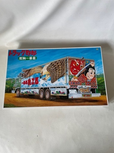 バンダイ ビッグトラック 1/20 ディスプレイモデル トラック野郎 シリーズ No.14 度胸一番星 プラモデル 当時物 使用未組立自宅保管品