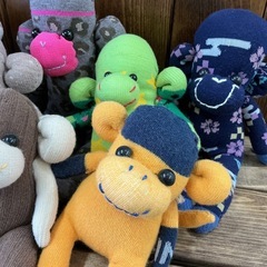 ソックモンキー愉快な仲間たちセットの画像