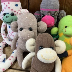 ソックモンキー愉快な仲間たちセットの画像