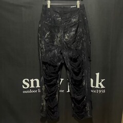 BALENCIAGA SUPER DESTROYED BAGGYパンツ　ブラックの画像
