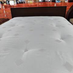 【愛品倶楽部柏店】フランスベッド セミダブルベッド (レッグタイプ / ロイヤルファーム 31070-200) フレーム＆マットレスSETの画像