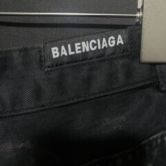 BALENCIAGA SUPER DESTROYED BAGGYパンツ　ブラックの画像