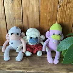 ハンドメイド　ソックモンキー　シスターズセットの画像