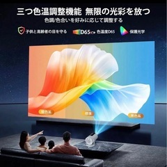 プロジェクター 家庭用 新登場！明るさプラス20000LMの画像