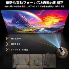 プロジェクター 家庭用 新登場！明るさプラス20000LMの画像