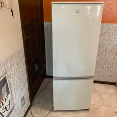 SHARP シャープ 冷凍冷蔵庫 SJ-17E5 167L 2016年製 2ドア 右開き 左開き keyword つけかえどっちもドアの画像
