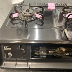 【中古】¥14,300 パロマ2口ガスコンロ　2023年製【IH58】の画像
