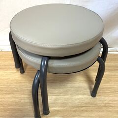 【B174】ニトリ/ローチェア/ボンベイMO/2つセット/高さ27㎝/中古/現状品  の画像