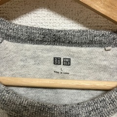 ユニクロ、Lサイズ、スウェットの画像